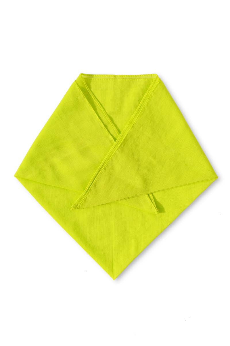 bandana lime green