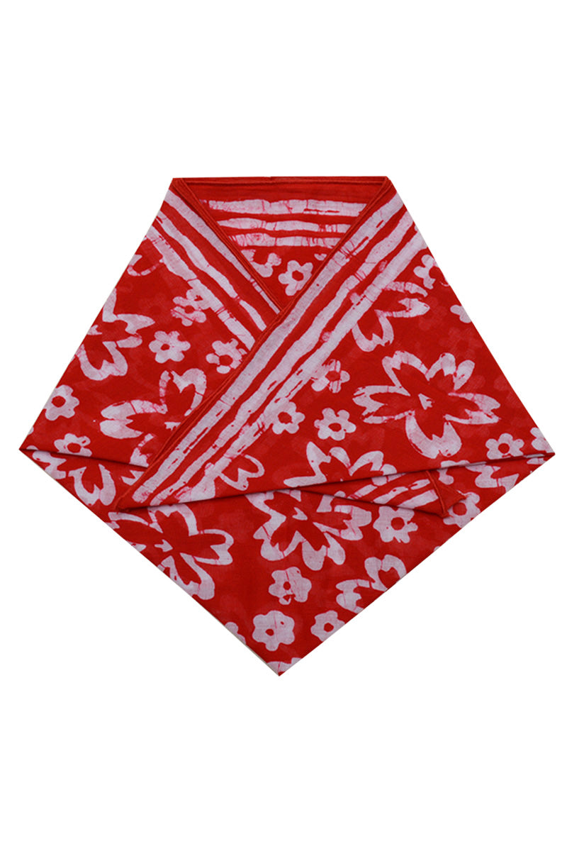 Cotton kerchief batik printed