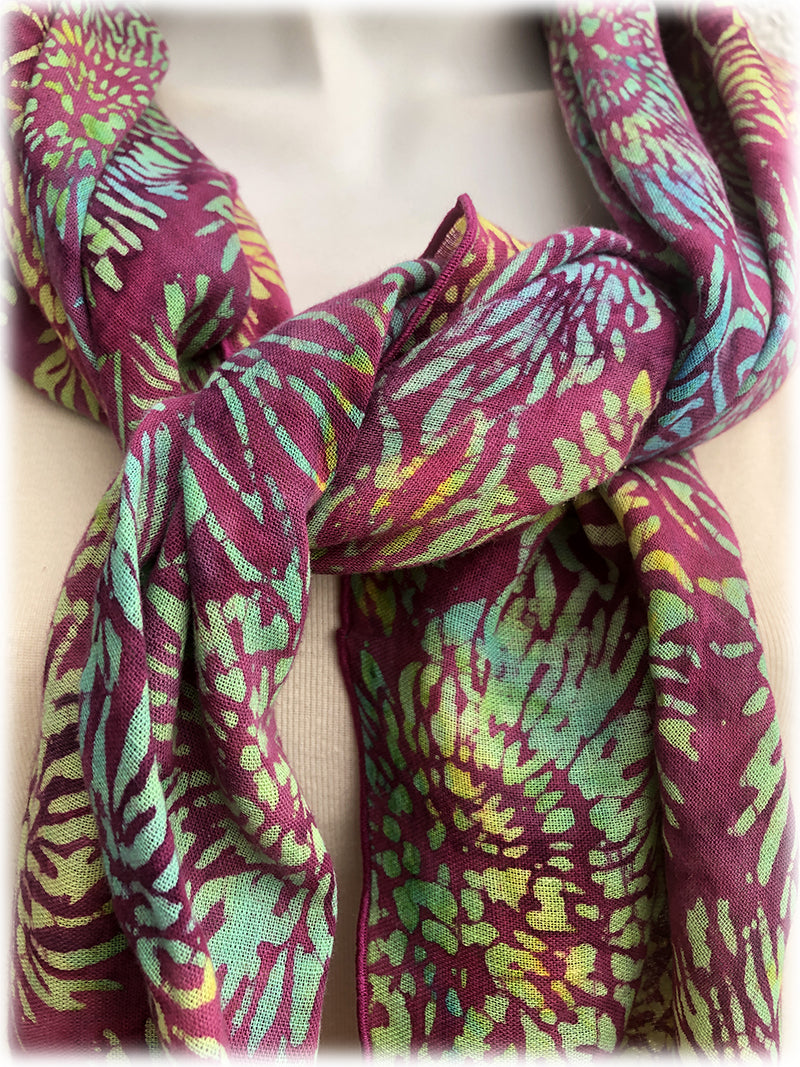 Scarf Cotton Crinkled