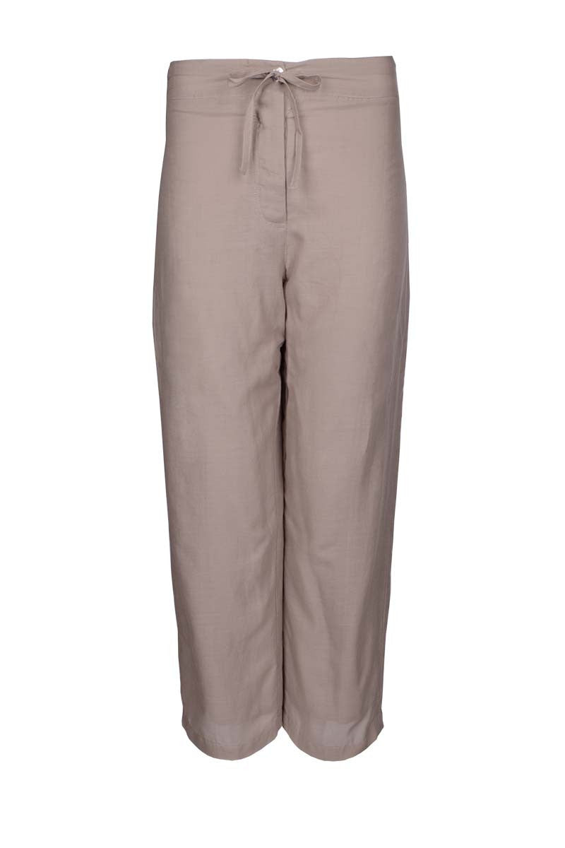 light pants with self lining, ankle length pants