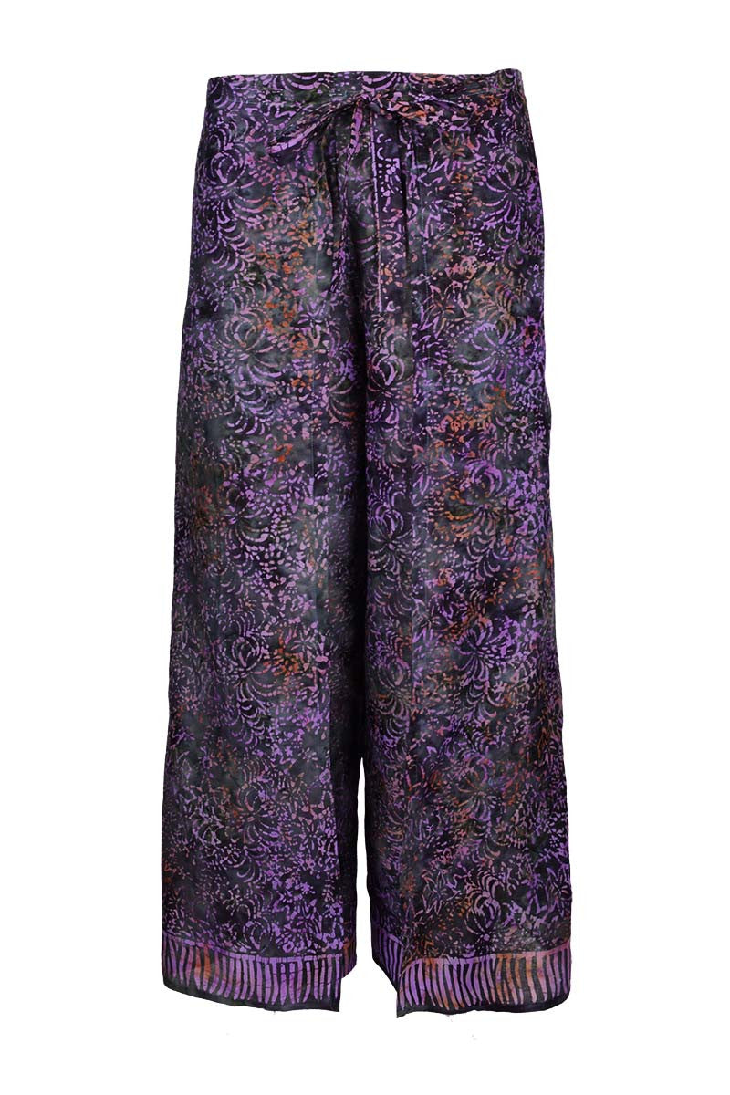 Light weight flowery design batik sarong pant