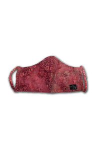 Batik Face mask with elastic - pink