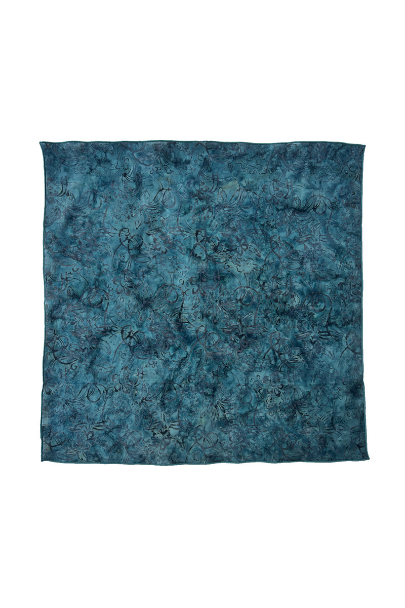 dark green bandana cotton batik printed