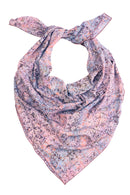 Batik scarf square - 100% cotton voile