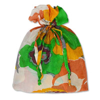 Matching pouch for silk sarong