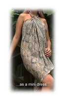 B-330-2S N-02 Misty Flower as a dress