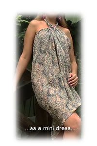 B-330-2S N-02 Misty Flower as a dress