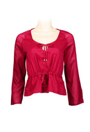 Red color blouse for summer
