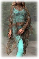 Kaftan Dolce chiffon pure silk
