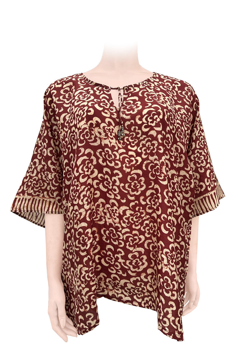 Batik Kaftan Silk Butterfly -pure silk