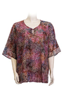 Batik Kaftan Silk Butterfly -multicolor