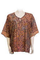 Batik Kaftan Silk Butterfly -floral design 