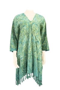 Kaftan dress  rayon printed batik