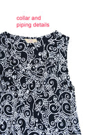 short dress-singlet rayon-U neck collar