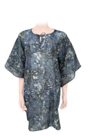 Sun dress kaftan style batik dark tones
