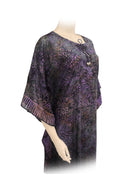 Long Kaftan Batik Purple
