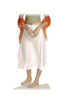 skirt with smock gathered at waist line