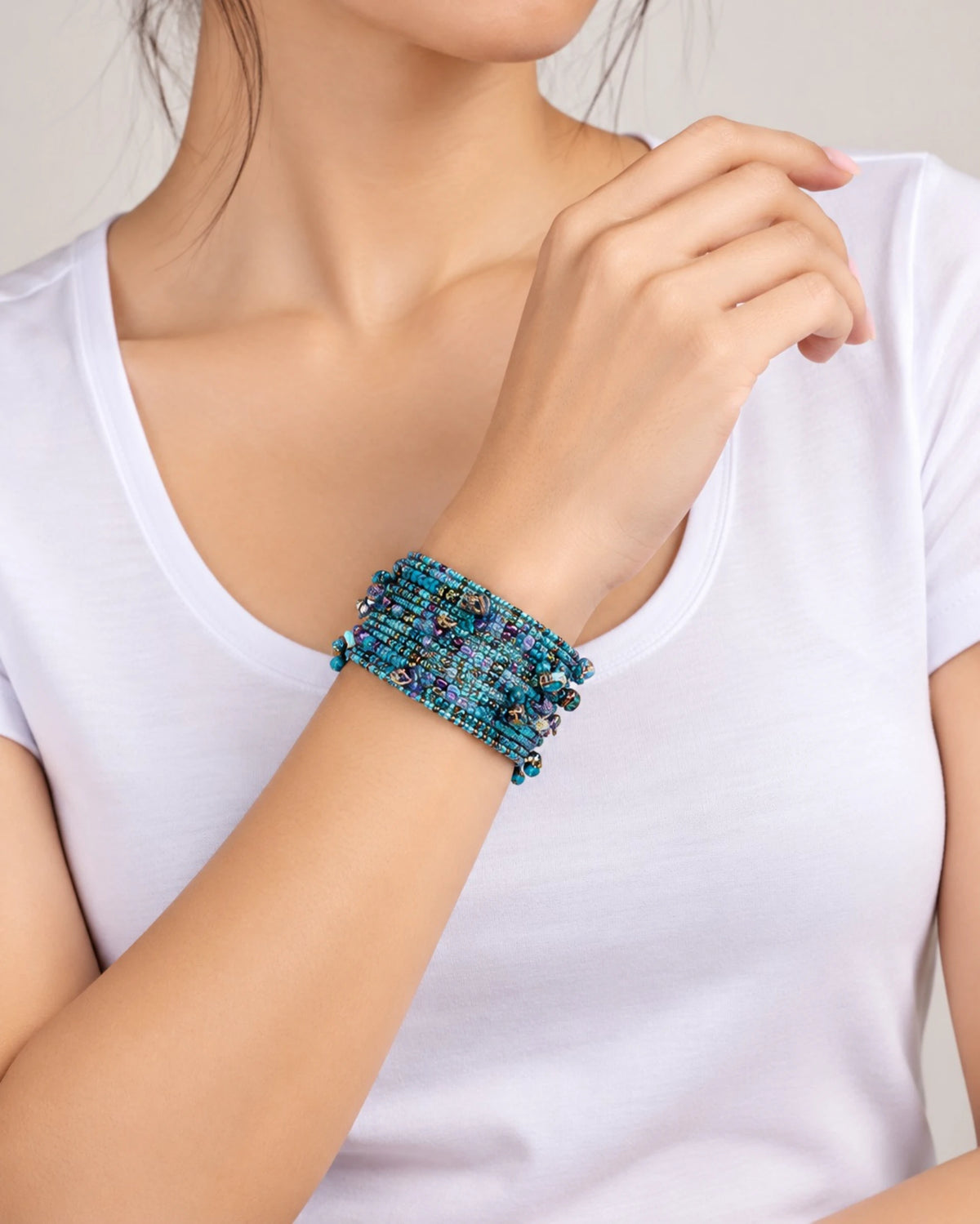 Novelty Beads Bangle