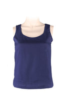 Tank Top plain cotton - deep blue