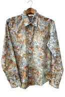 Shirt long sleeve batik print -fern