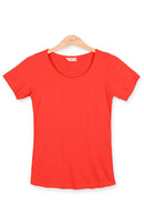 Tee scoop neck -short sleeve- front view