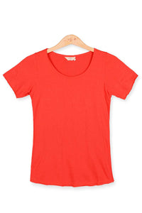 Tee scoop neck -short sleeve- front view