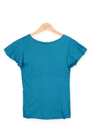 V Neck Tee - Flair Sleeves - back