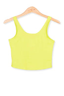 crop top cotton-spandex- back view