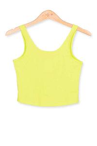 crop top cotton-spandex- back view