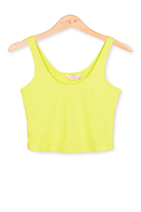 crop top cotton-spandex -front view