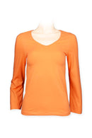 Tee 3/4 sleeve -cotton spandex jersey