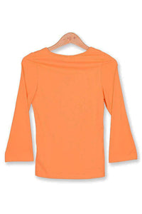 Tee 3/4 sleeve -cotton spandex jersey- back