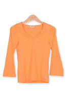 Tee 3/4 sleeve -cotton spandex jersey -front