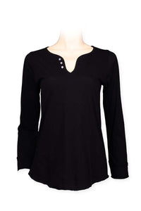 T-Shirt long sleeves- Black