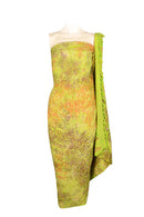 Wrap around Sarong Pagne Pareo Rayon Batik L
me Green