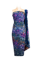 Wrap around Sarong Pagne Pareo Rayon Batik Flower design
