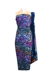Wrap around Sarong Pagne Pareo Rayon Batik Flower design
