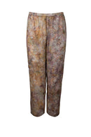 Patterned pants on a white background