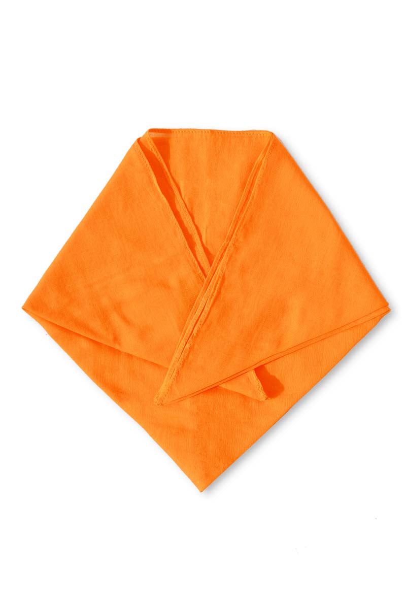 new cotton bandana orange colour