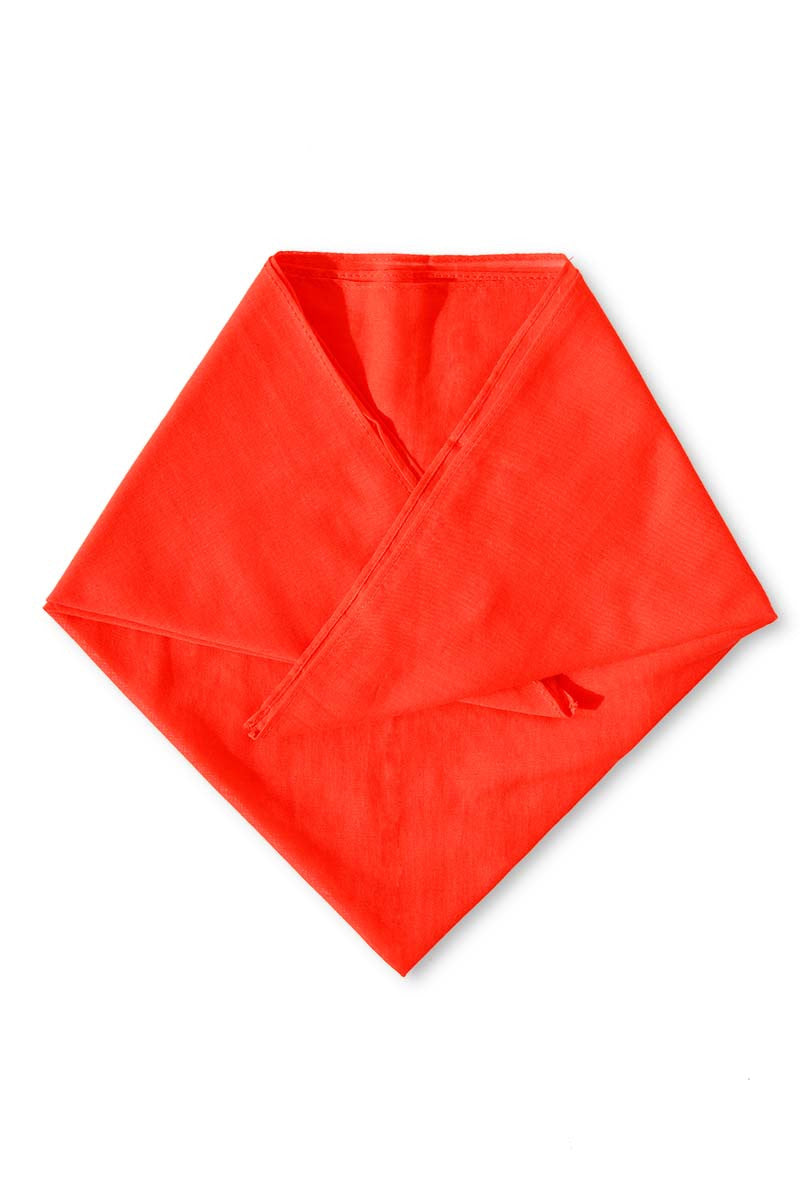 new cotton bandanna red