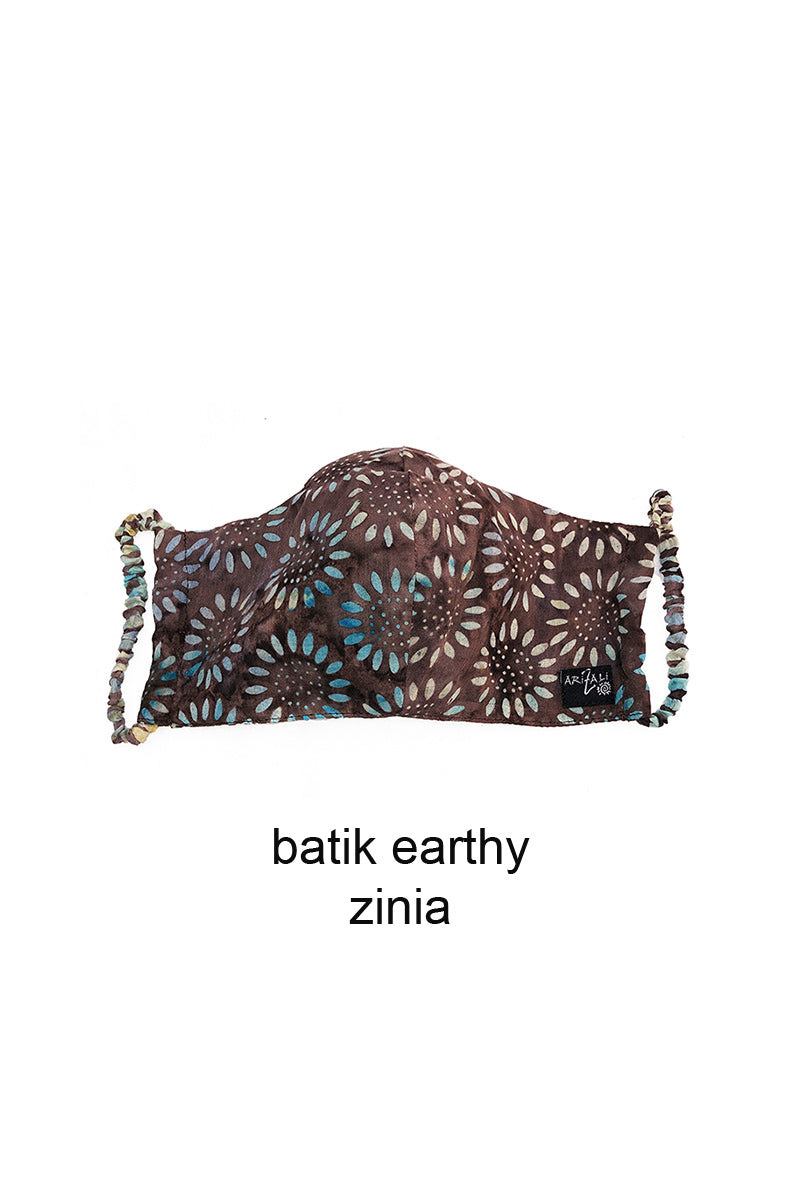 Batik Face Mask Earthy