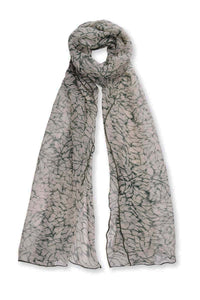 Neck Scarf Silk Chiffon Batik