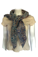 Square Scarf Flower Print