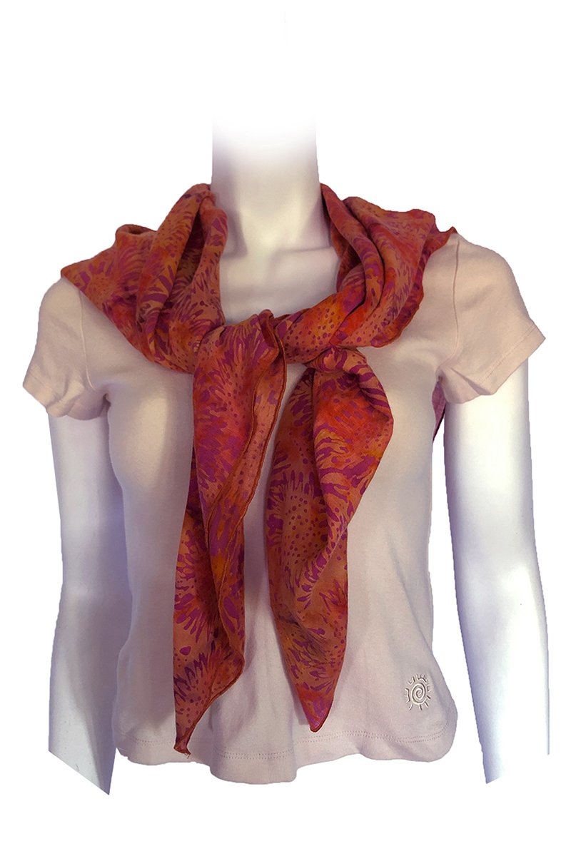 Cotton Gauze Scarf Batik