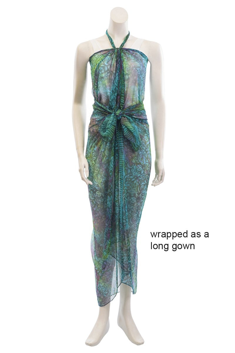 Wrapping Sarong as a Dress