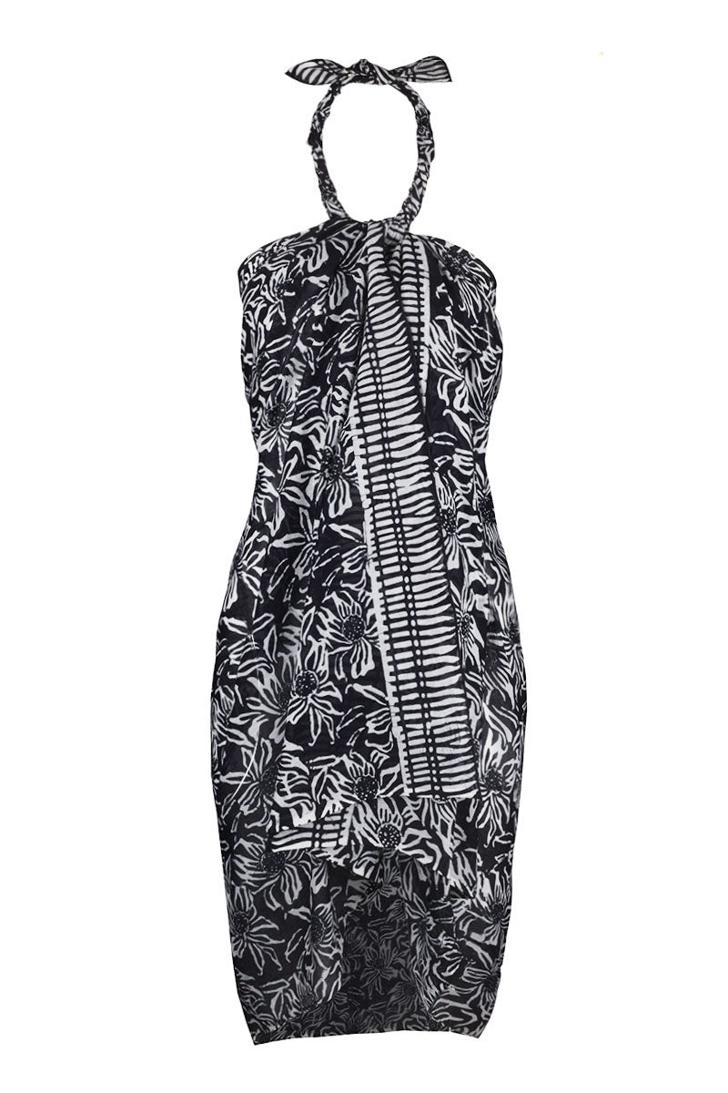Pareo Cotton Batik Black & White