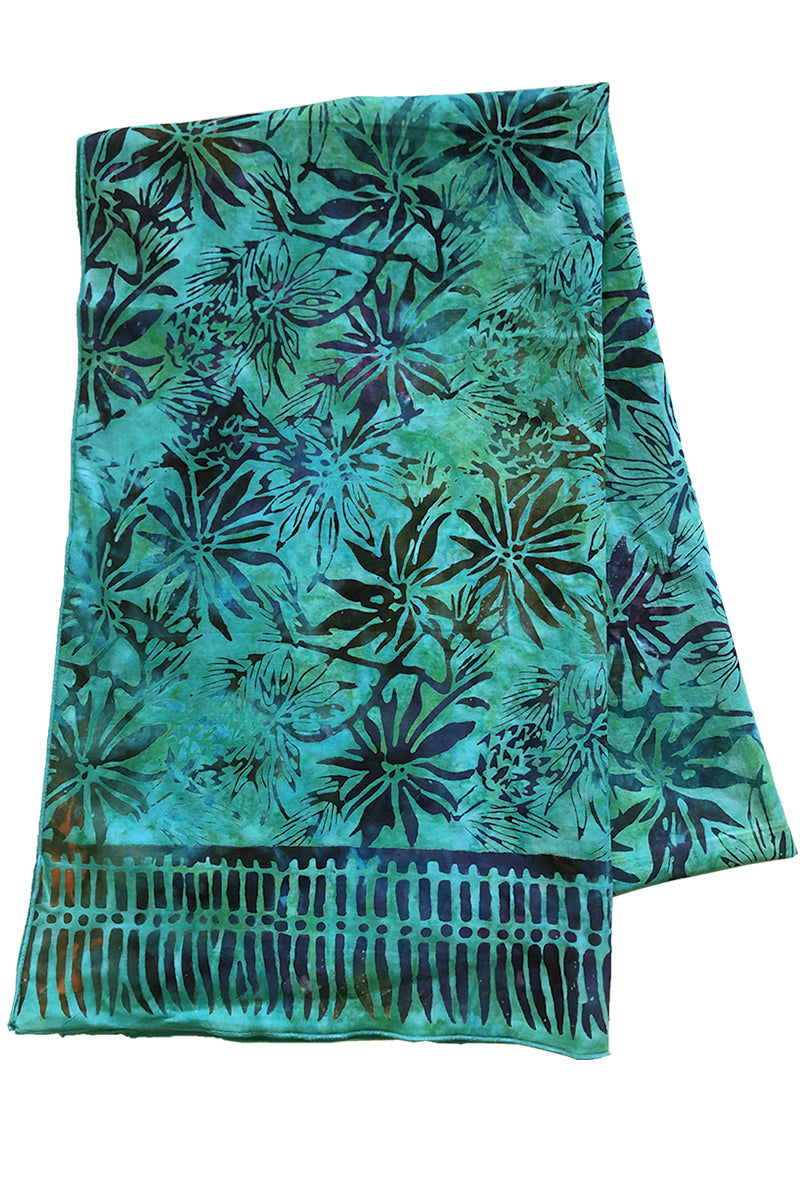 Sarong. Seagull Sky. Fine Quality 100% Cotton Voile Sarong. 2.1 Meters  Long. Designed by Me and Printed in India. 