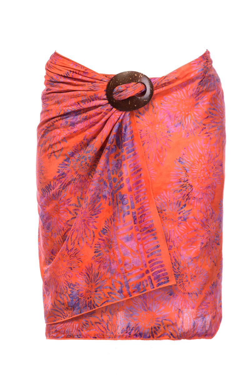 Short Sarong Batik Cotton Voile