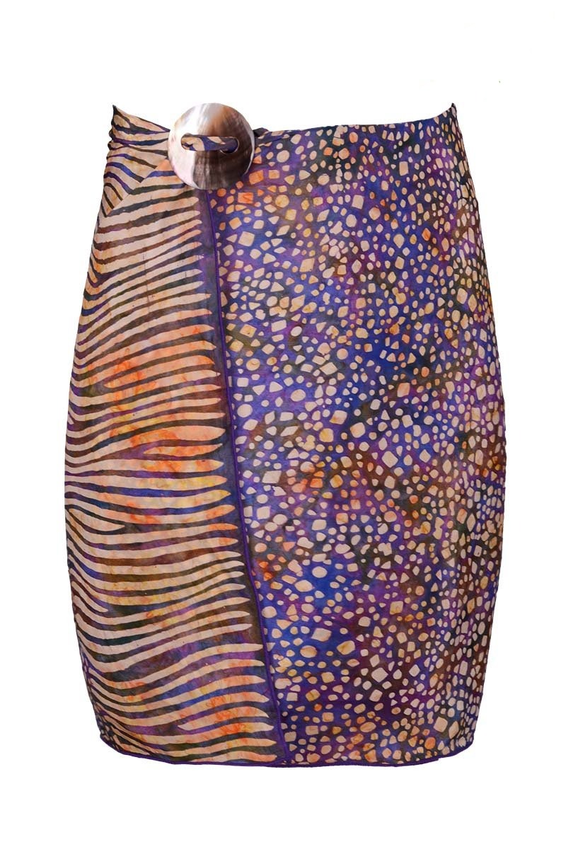 Mini Sarong Silk Purple