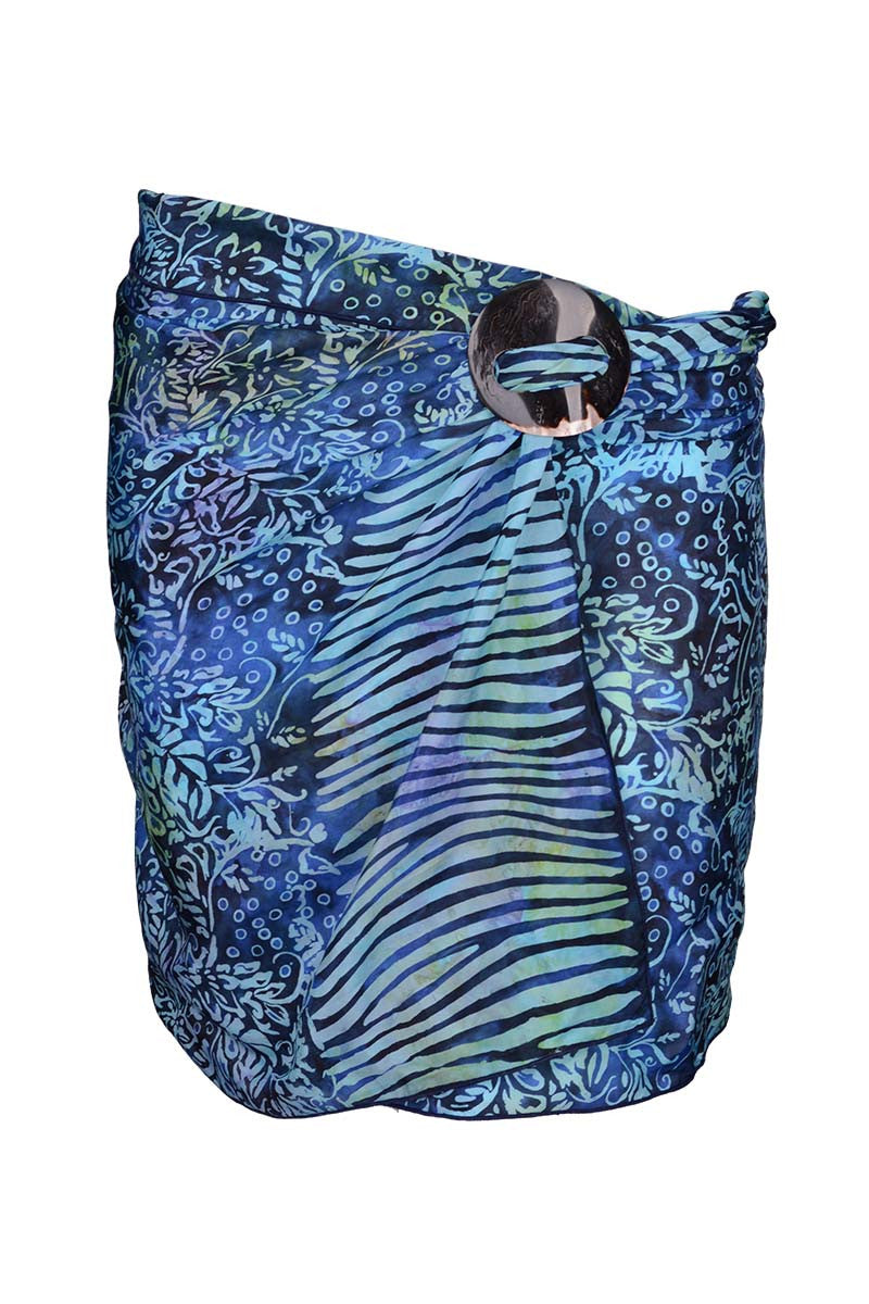 Blue Mix - Min Sarong Silk